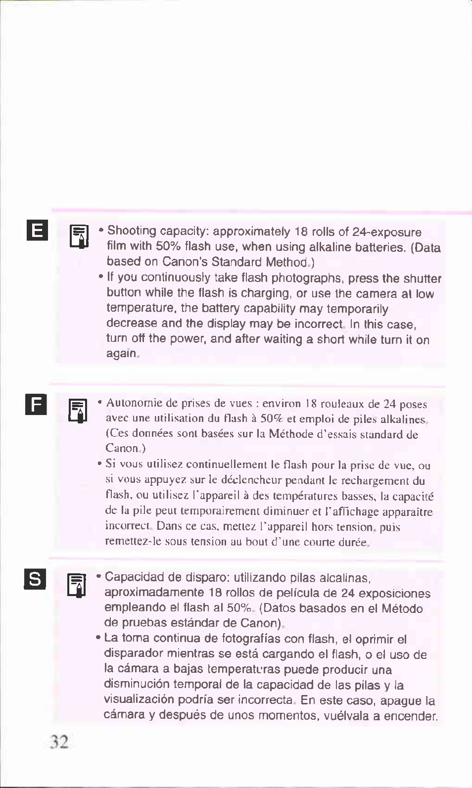 Canon BF-9S User Manual | Page 12 / 59