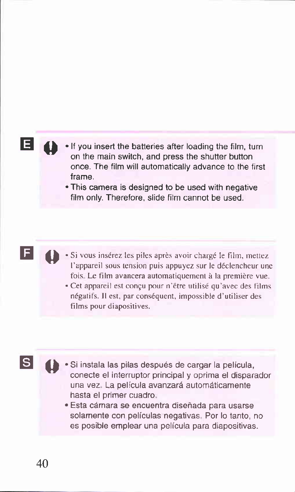 Canon BF-9S User Manual | Page 16 / 59