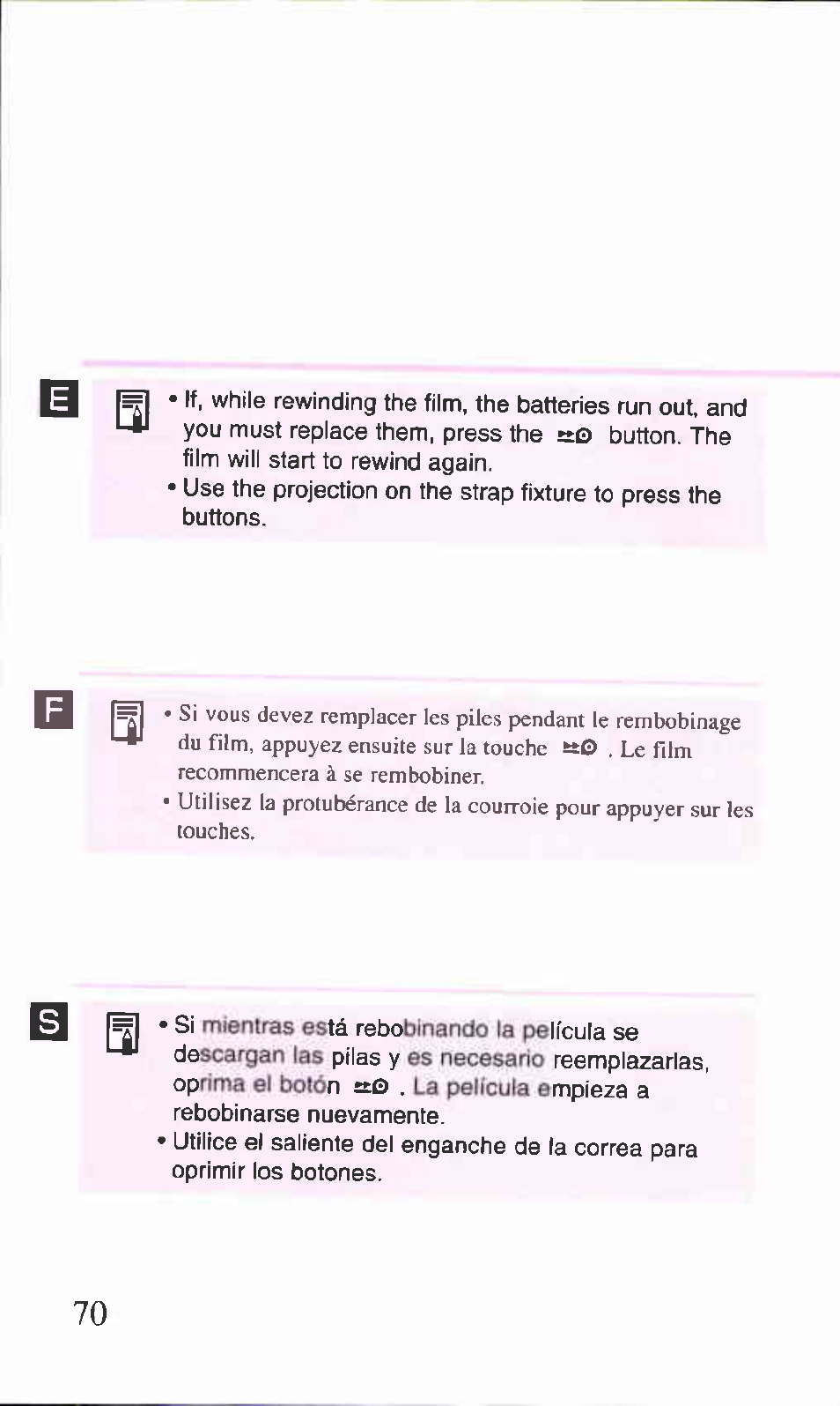 Canon BF-9S User Manual | Page 31 / 59