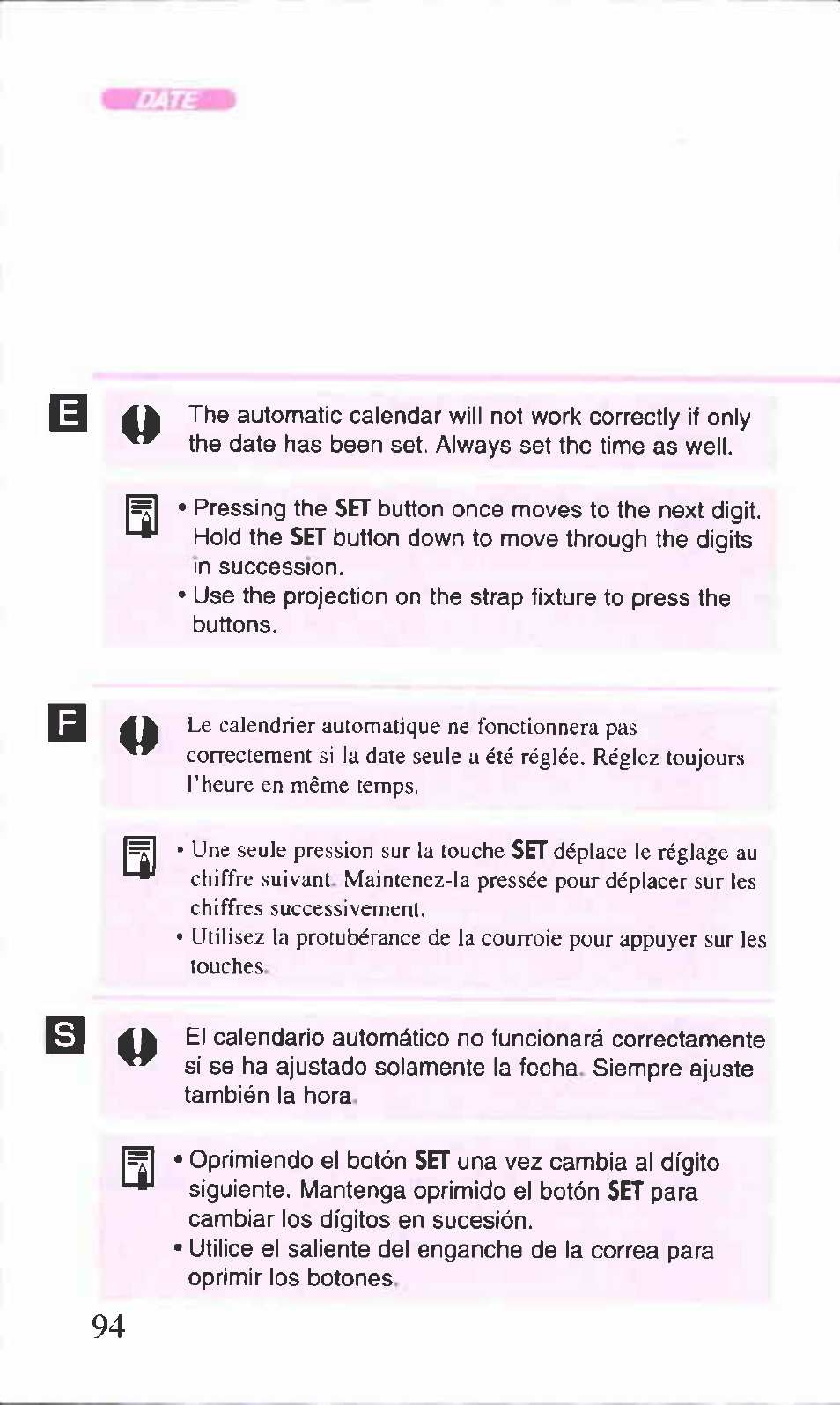 Canon BF-9S User Manual | Page 47 / 59