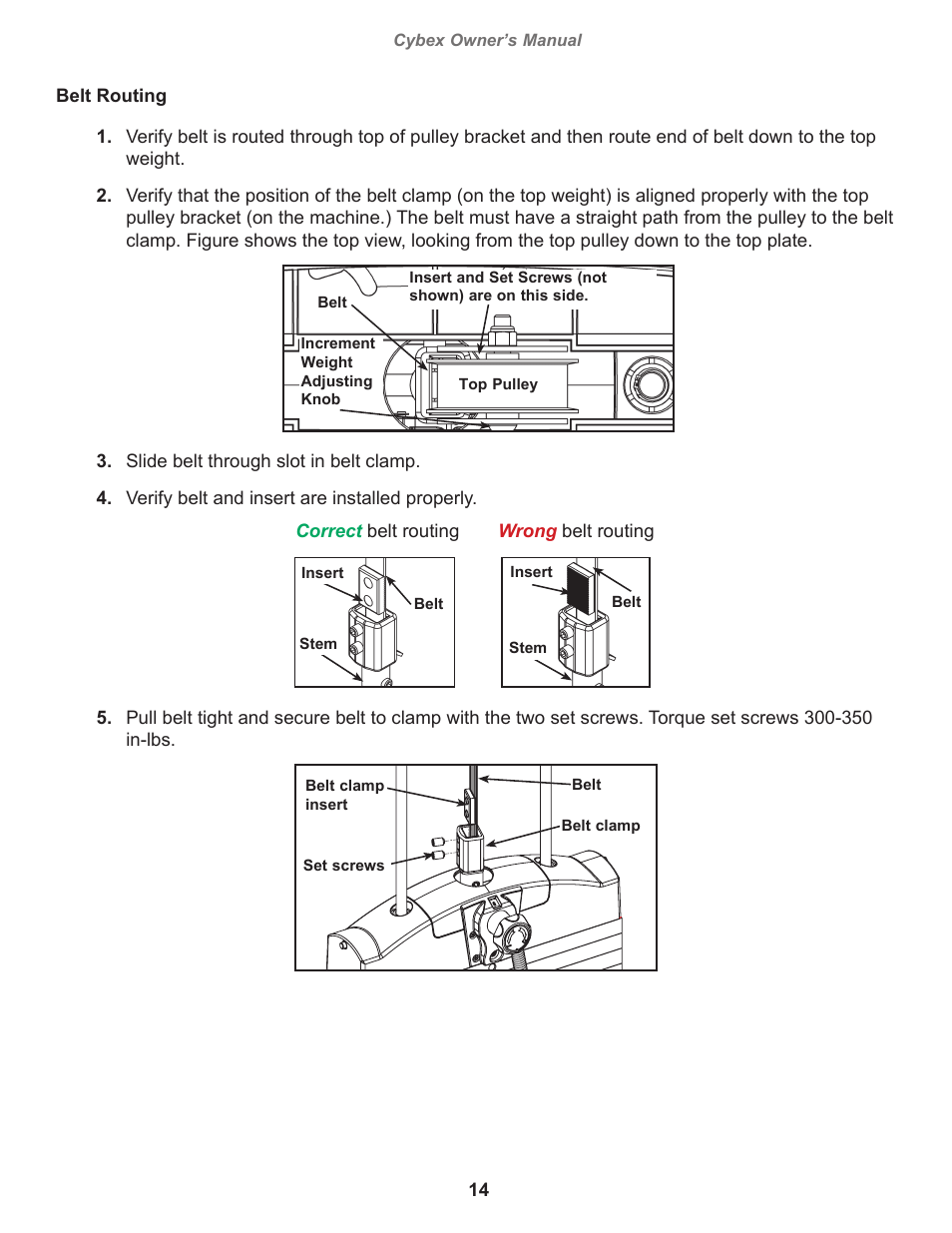 Cybex 11090 Eagle Abdominal User Manual | Page 14 / 32