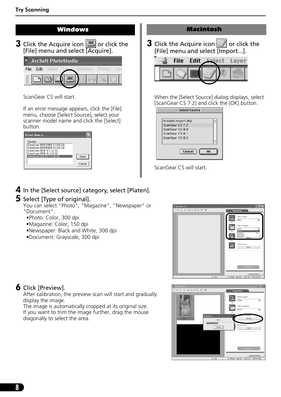 Canon LIDE 80 User Manual | Page 10 / 20