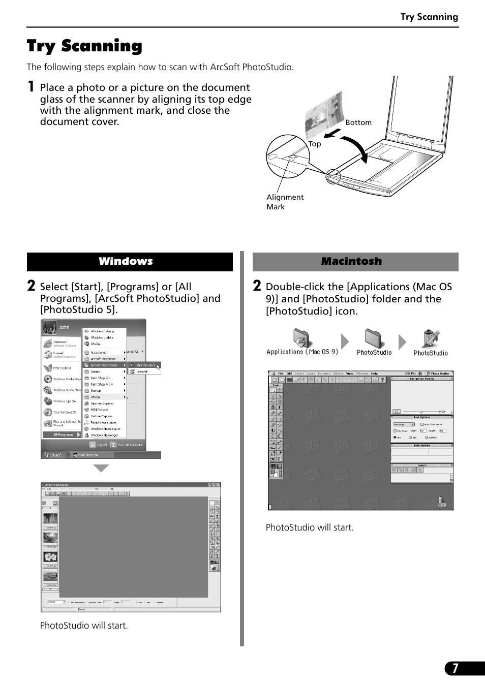 Try scanning | Canon LIDE 80 User Manual | Page 9 / 20
