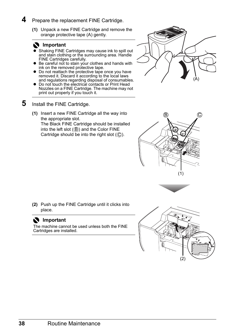 Canon MP 190 Pixma User Manual | Page 42 / 76