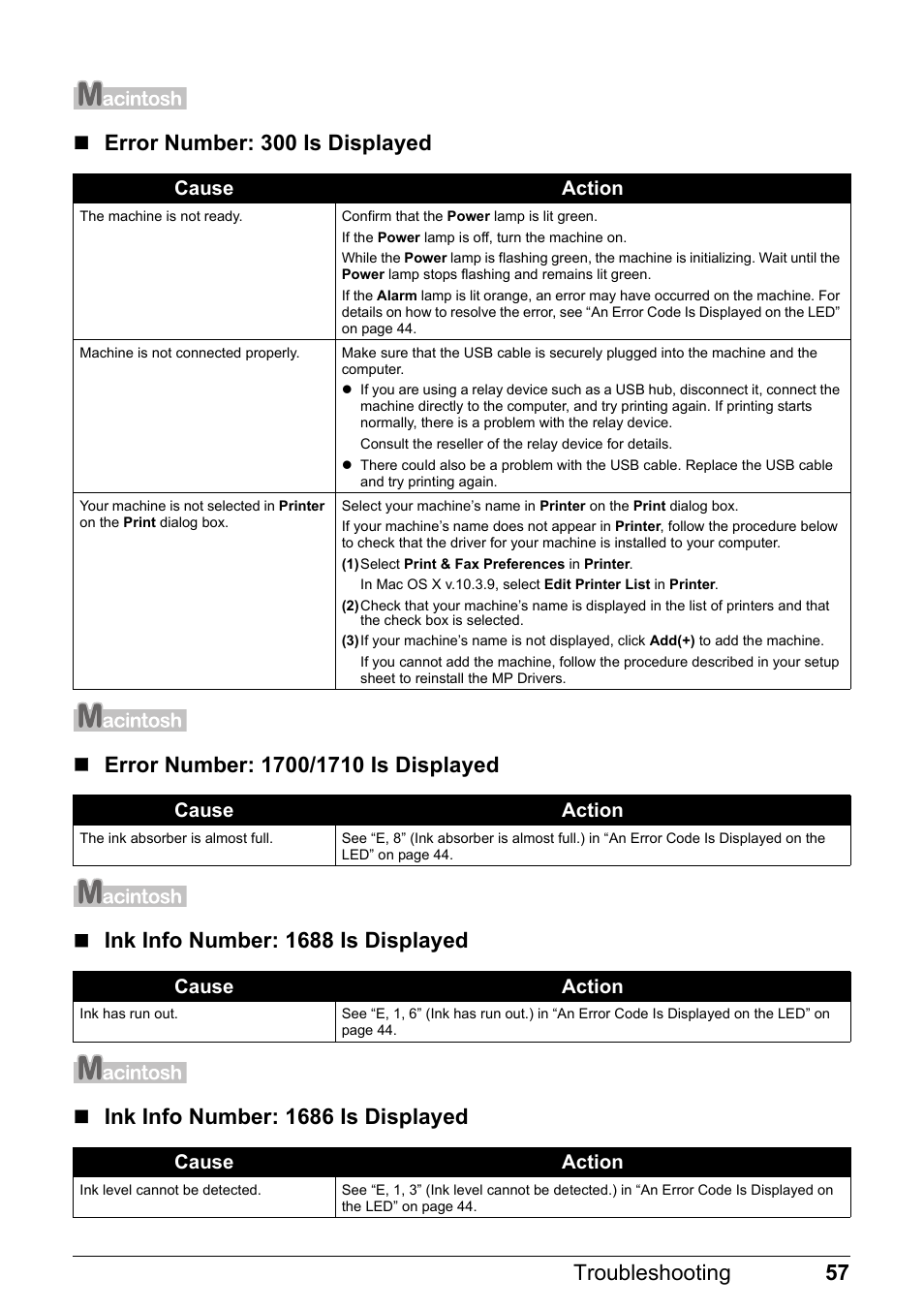 Canon MP 190 Pixma User Manual | Page 61 / 76