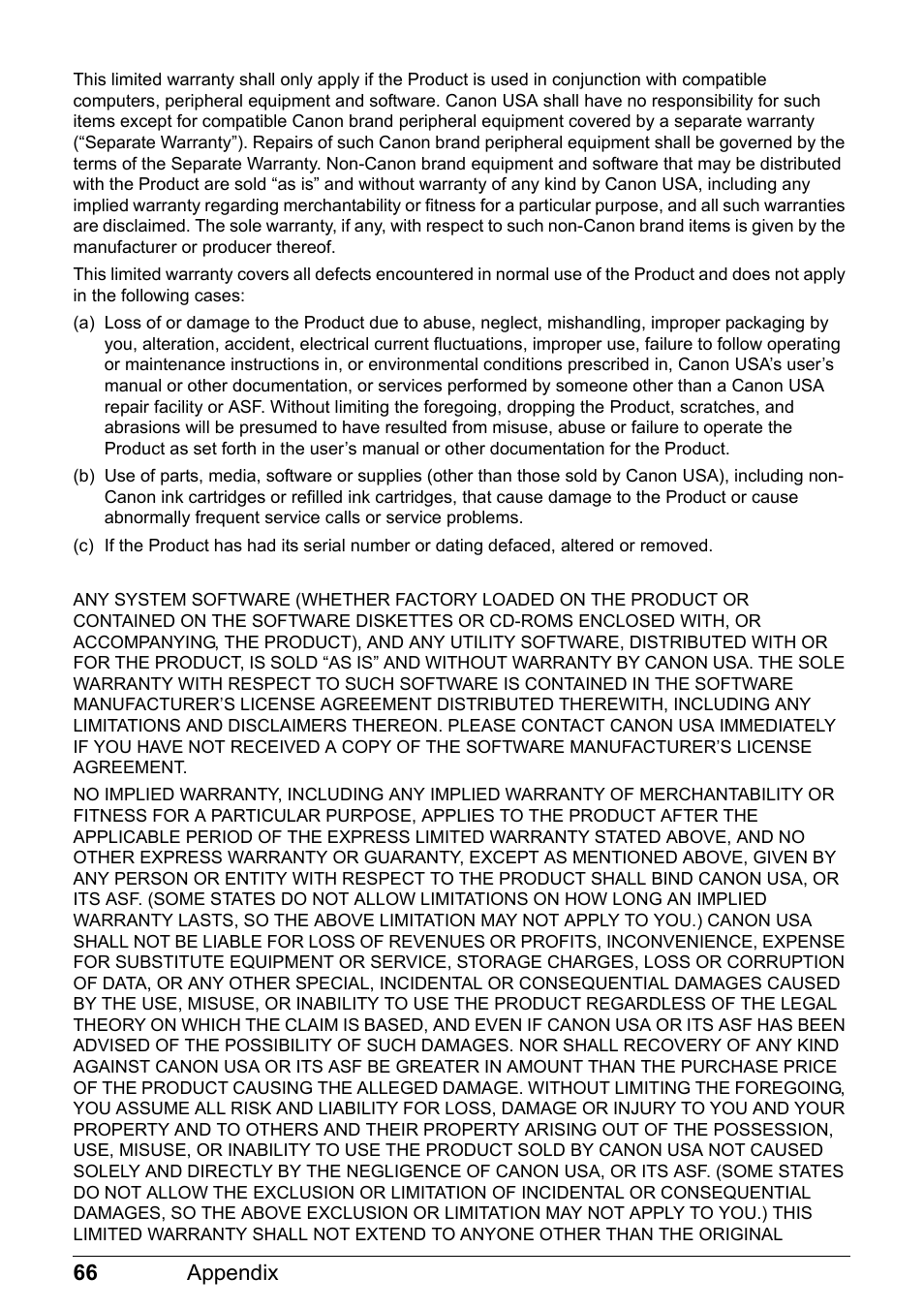 Canon MP 190 Pixma User Manual | Page 70 / 76