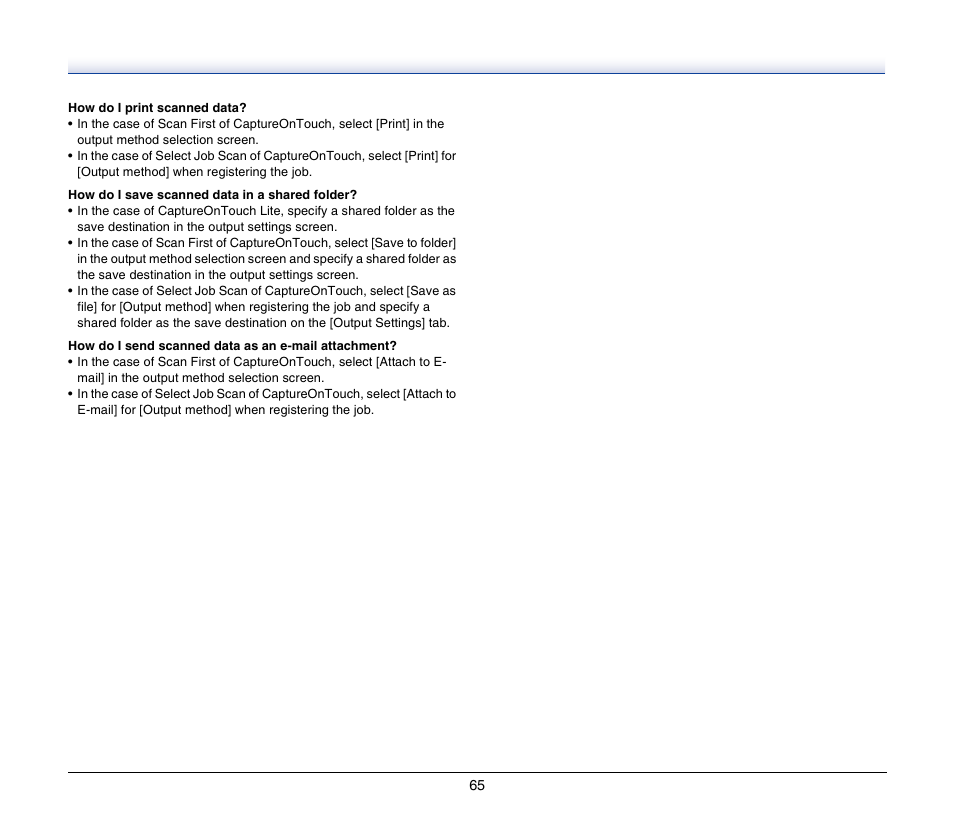 Canon IMAGEFORMULA P-150 User Manual | Page 65 / 74