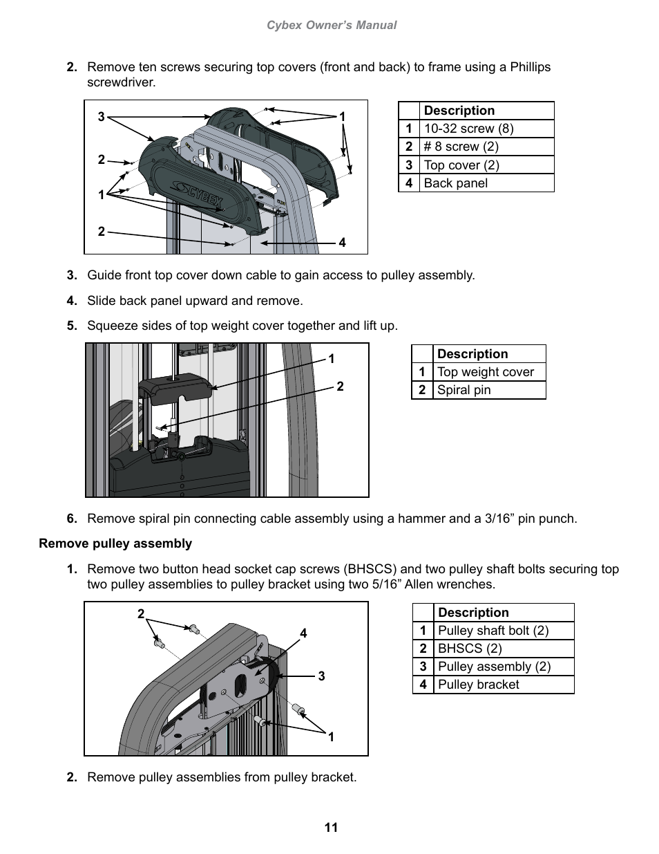 Cybex 20000 Eagle NX Chest Press User Manual | Page 11 / 30