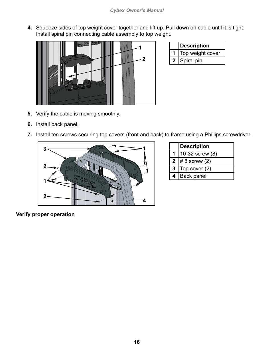 Cybex 20000 Eagle NX Chest Press User Manual | Page 16 / 30