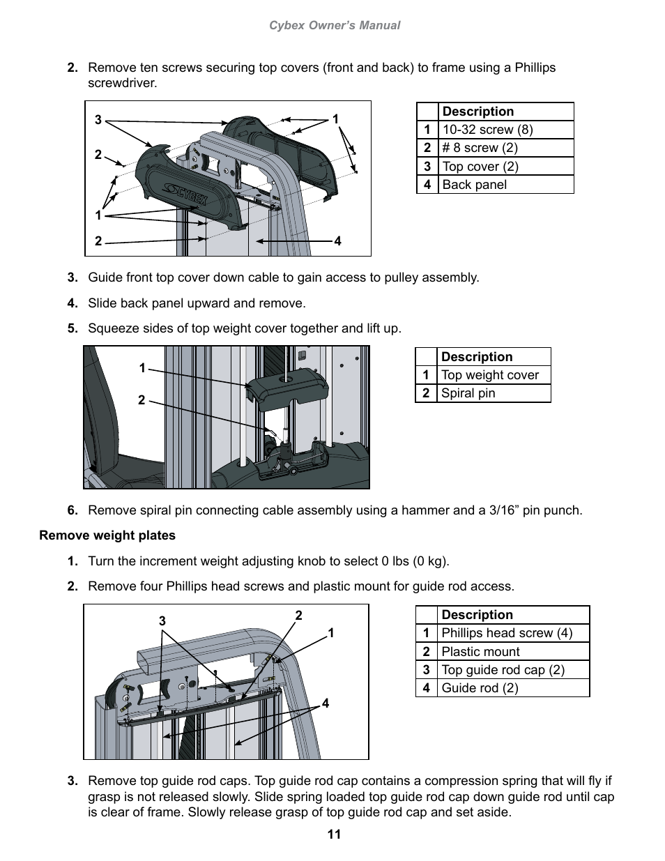 Cybex 20040 Eagle NX Leg Press User Manual | Page 11 / 30