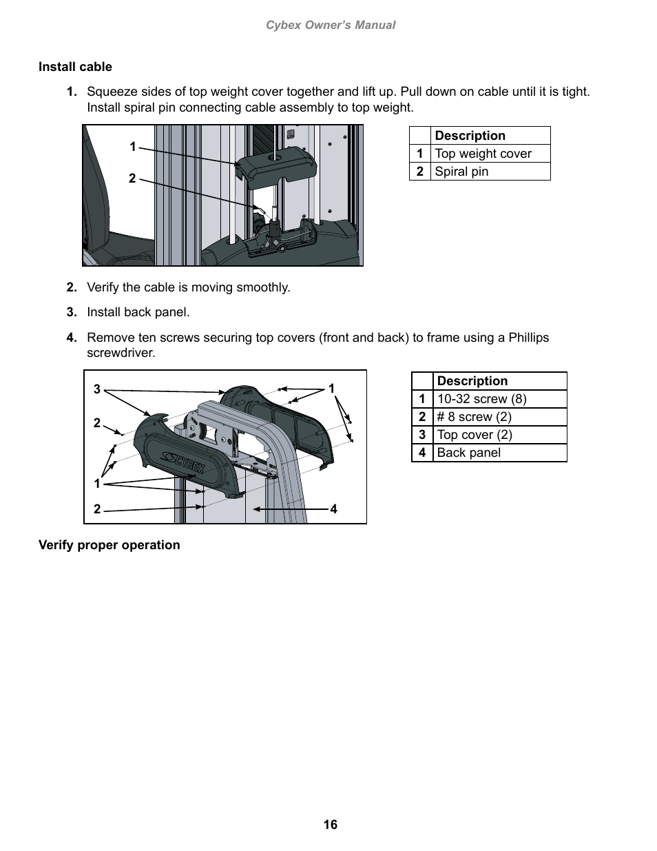 Cybex 20040 Eagle NX Leg Press User Manual | Page 16 / 30