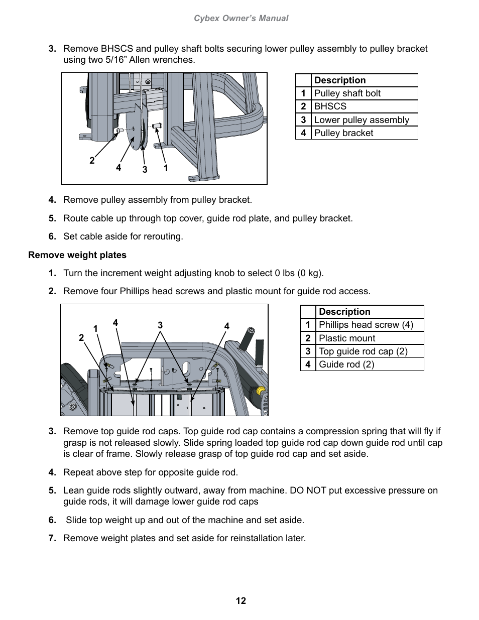 Cybex 20060 Eagle NX Seated Leg Curl User Manual | Page 12 / 30