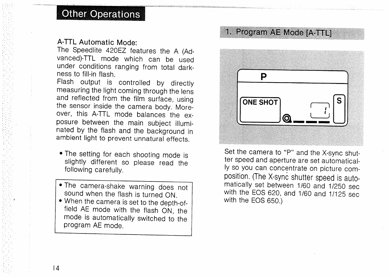 Canon 420 EZ User Manual | Page 14 / 68