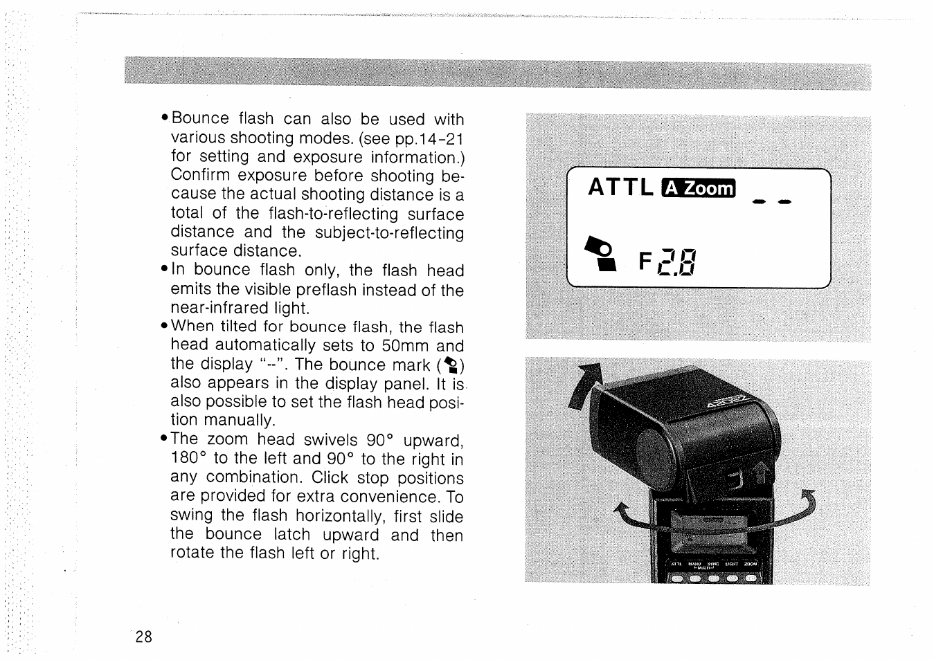 Shutter-priority ae mode [a-ttl | Canon 420 EZ User Manual | Page 28 / 68