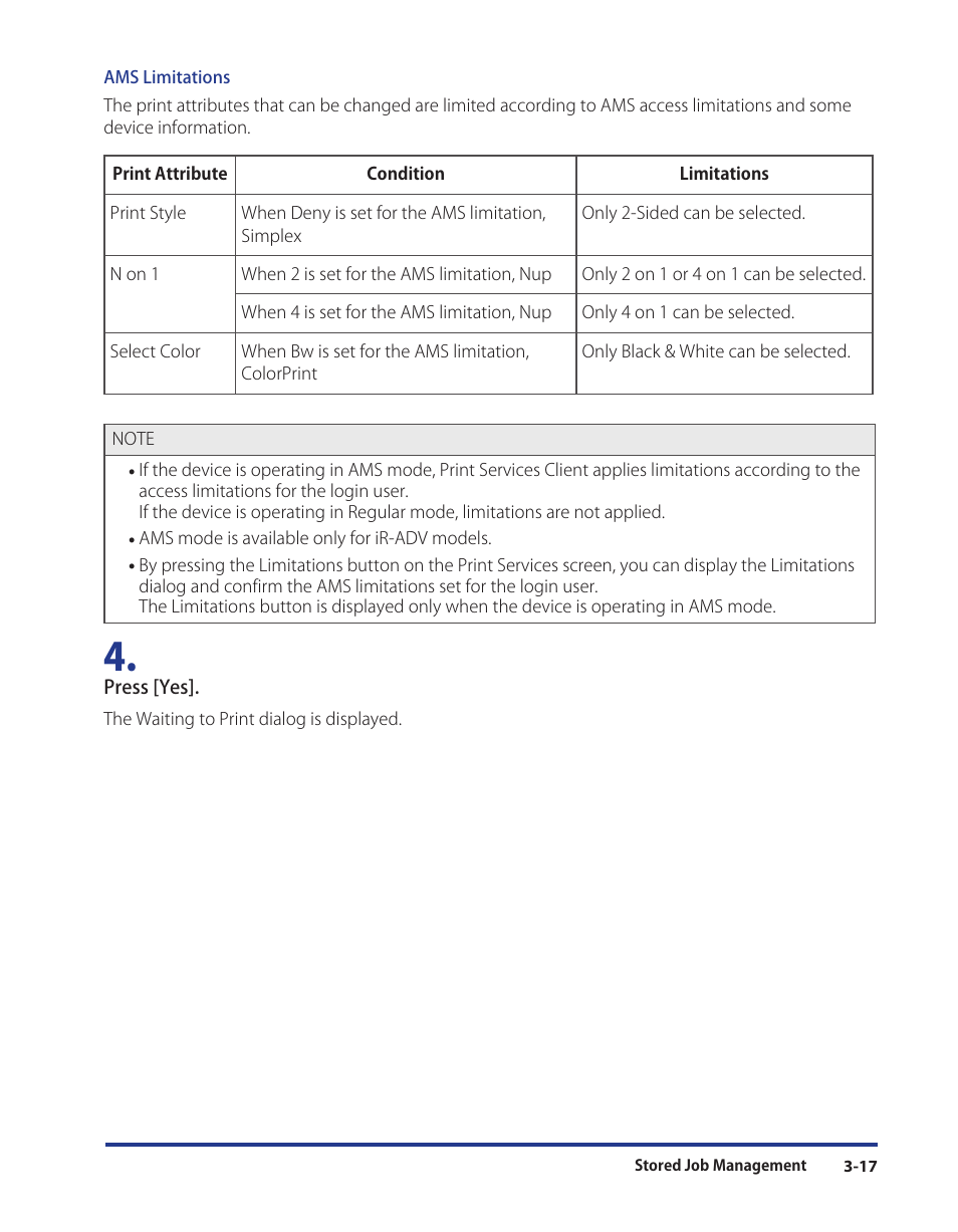 Canon Print Services Client 1 User Manual | Page 47 / 76