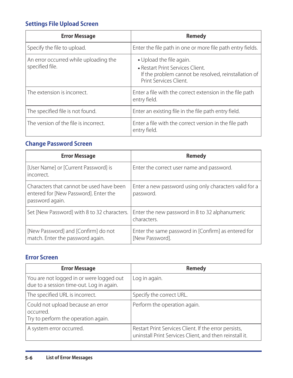 Canon Print Services Client 1 User Manual | Page 70 / 76