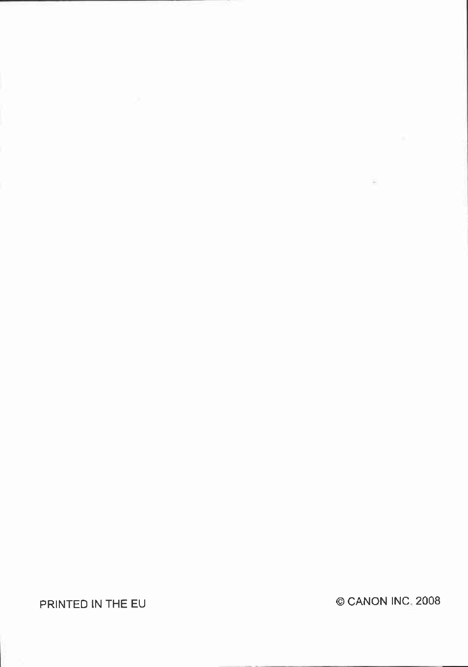 Canon A1000 IS User Manual | Page 18 / 18