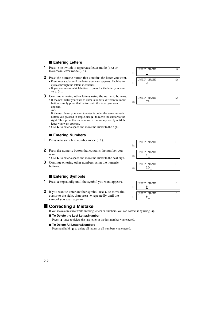 Correcting a mistake | Canon MPC600F/400 User Manual | Page 12 / 82