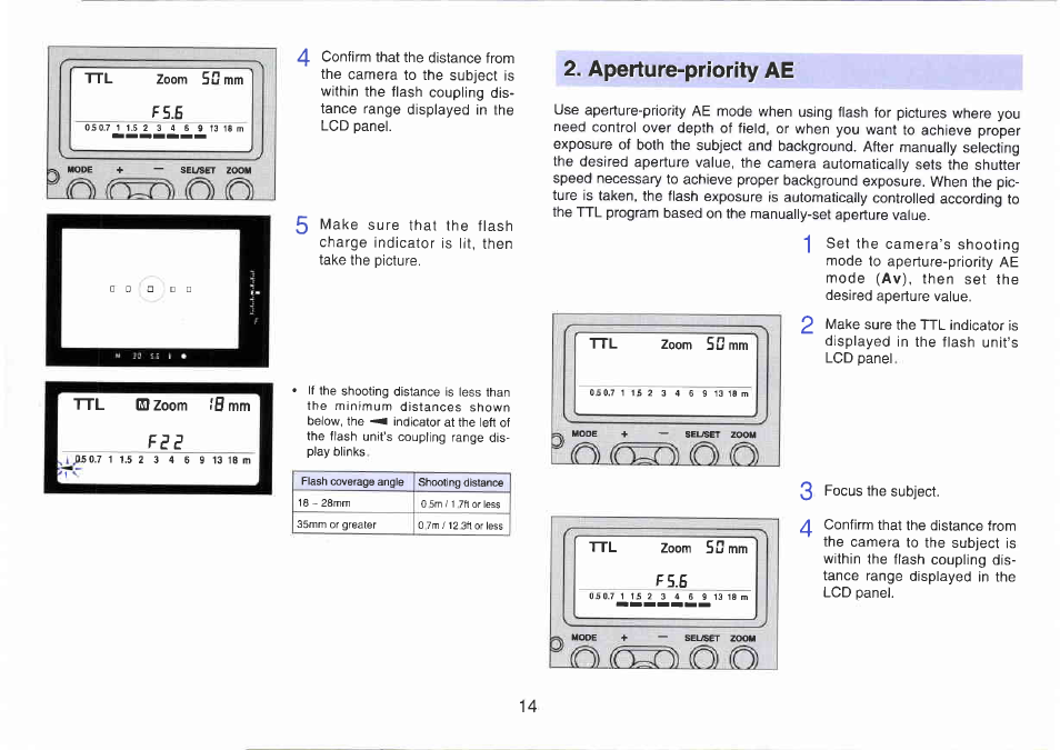 Recycle time | Canon 540EZ User Manual | Page 14 / 58