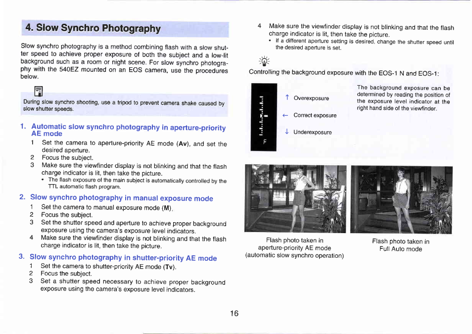 Manual zoom operation, Using the wide panel | Canon 540EZ User Manual | Page 16 / 58