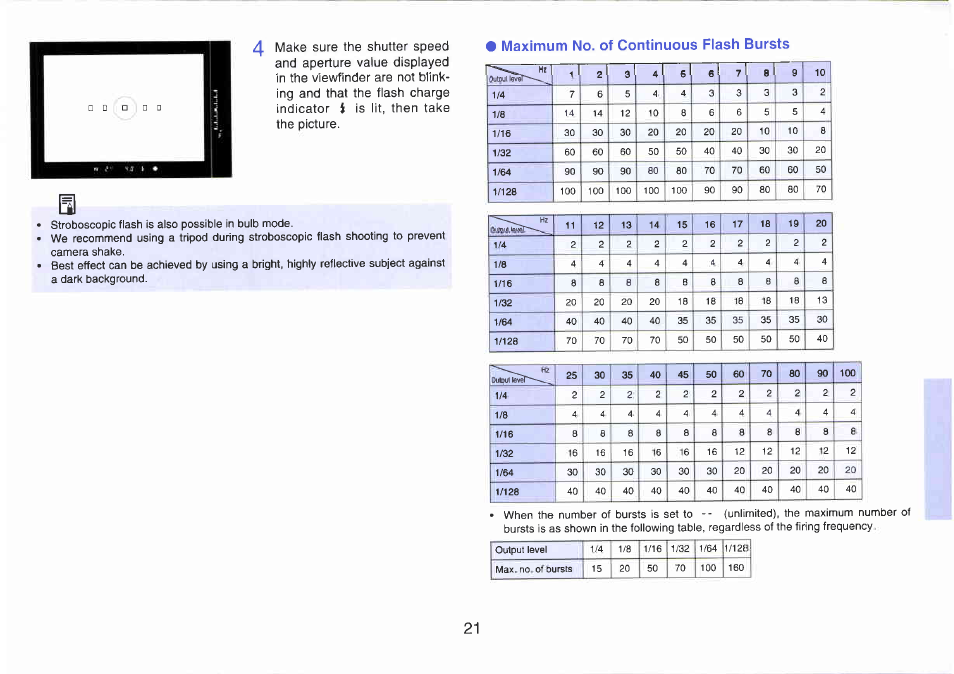 Flash exposure confirmation | Canon 540EZ User Manual | Page 21 / 58