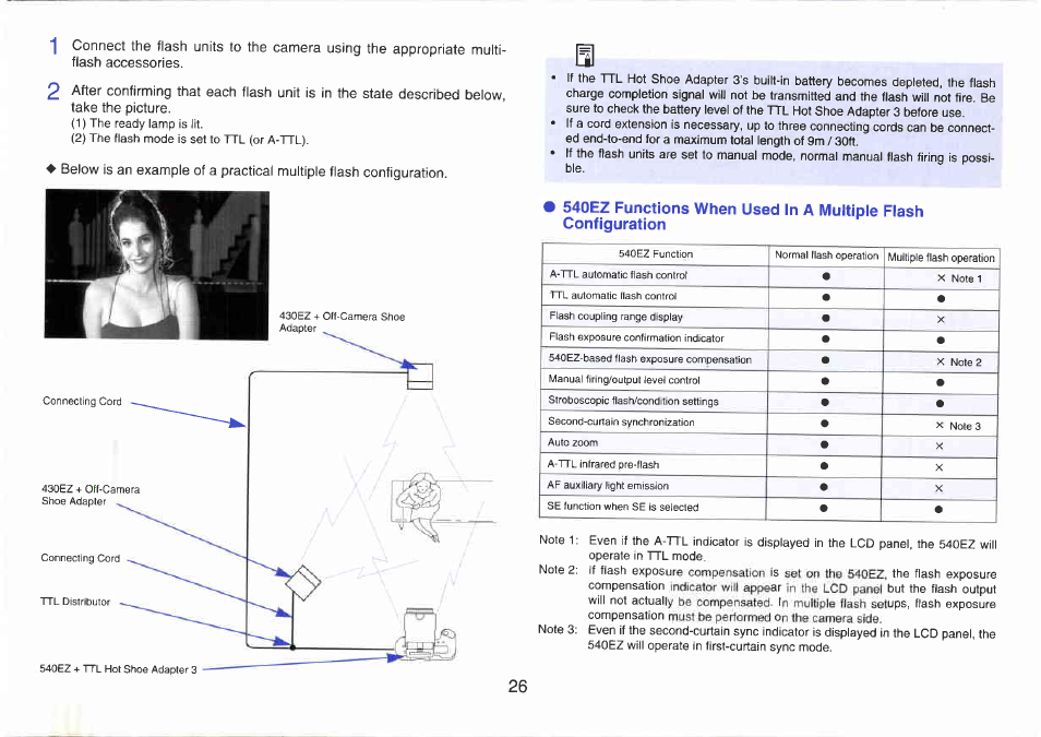 H) (h) | Canon 540EZ User Manual | Page 26 / 58