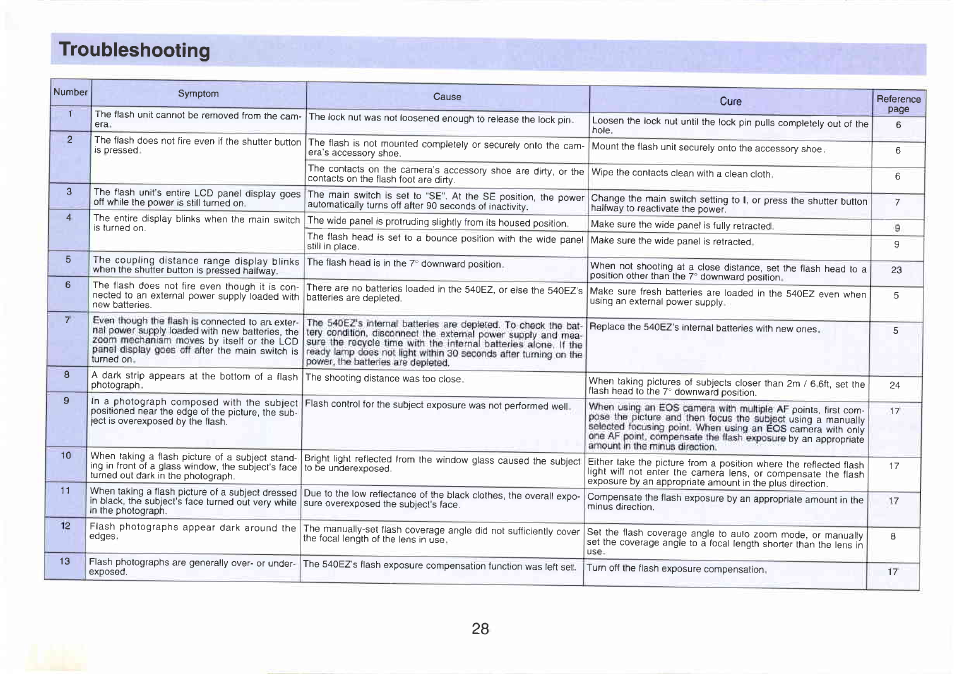 Canon 540EZ User Manual | Page 28 / 58