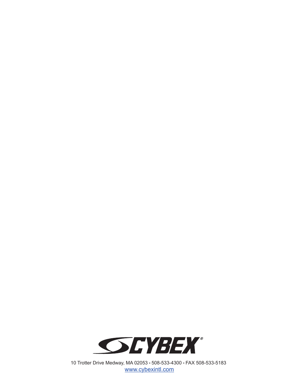 Cybex 20050 Eagle NX Medical Leg Extension Eagle NX Medical User Manual | Page 20 / 20
