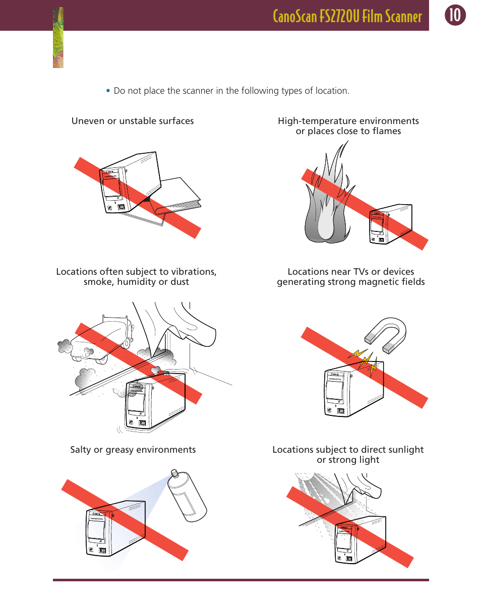 Canon FS 2720 U User Manual | Page 10 / 30