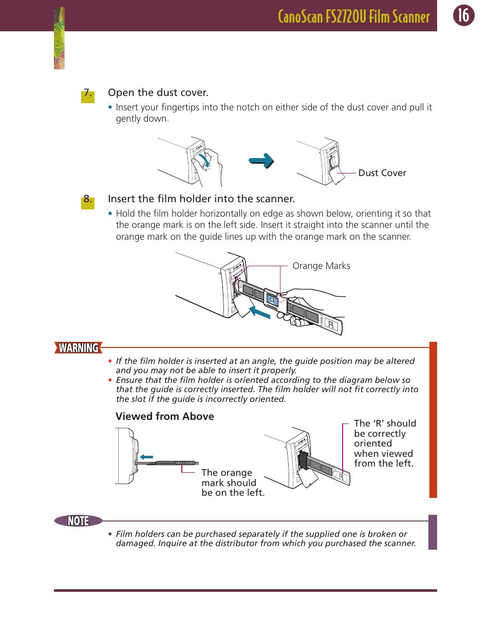 Canon FS 2720 U User Manual | Page 16 / 30