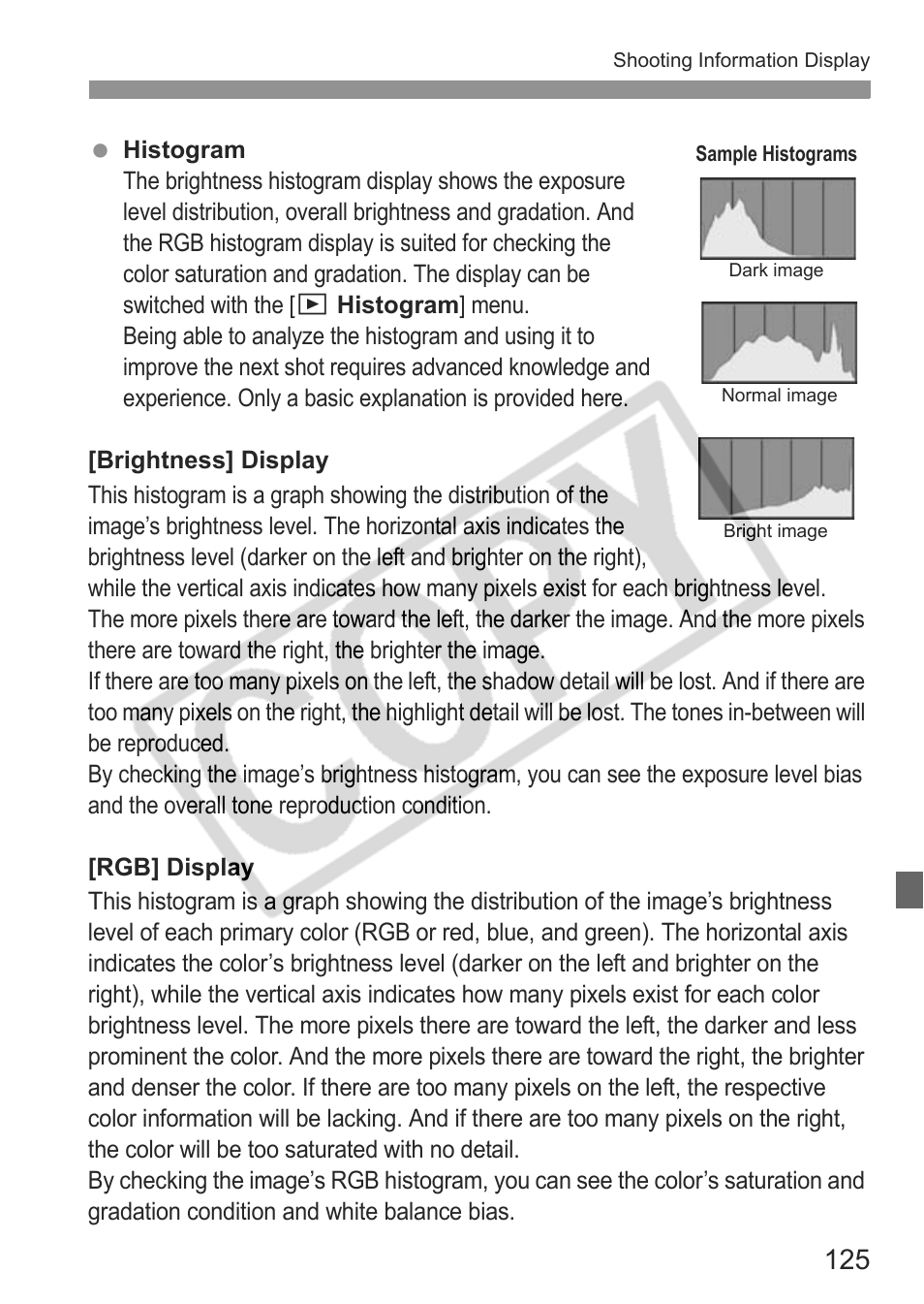 Canon EOS Rebel XTI User Manual | Page 125 / 180