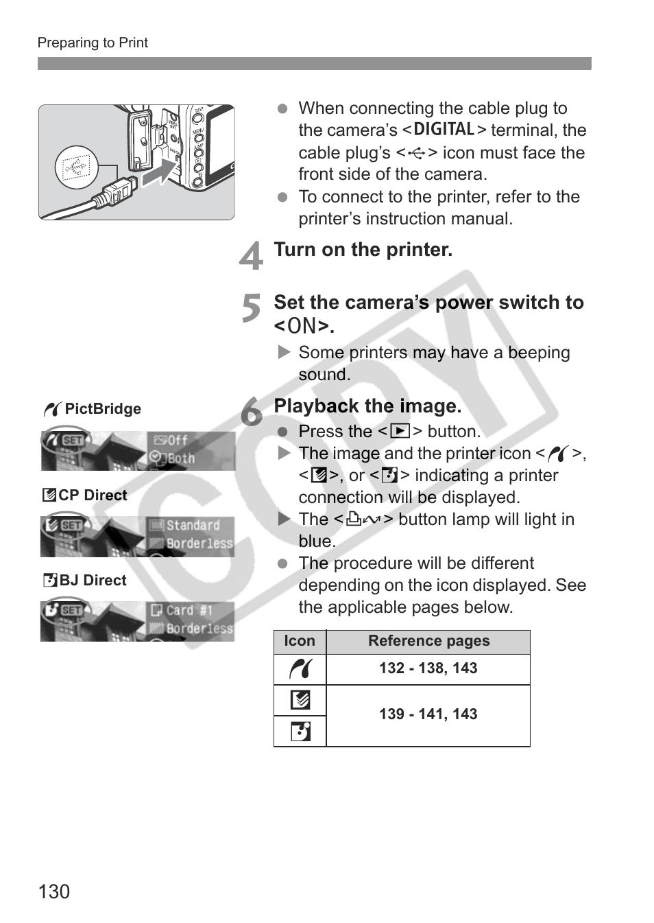 Canon EOS Rebel XTI User Manual | Page 130 / 180