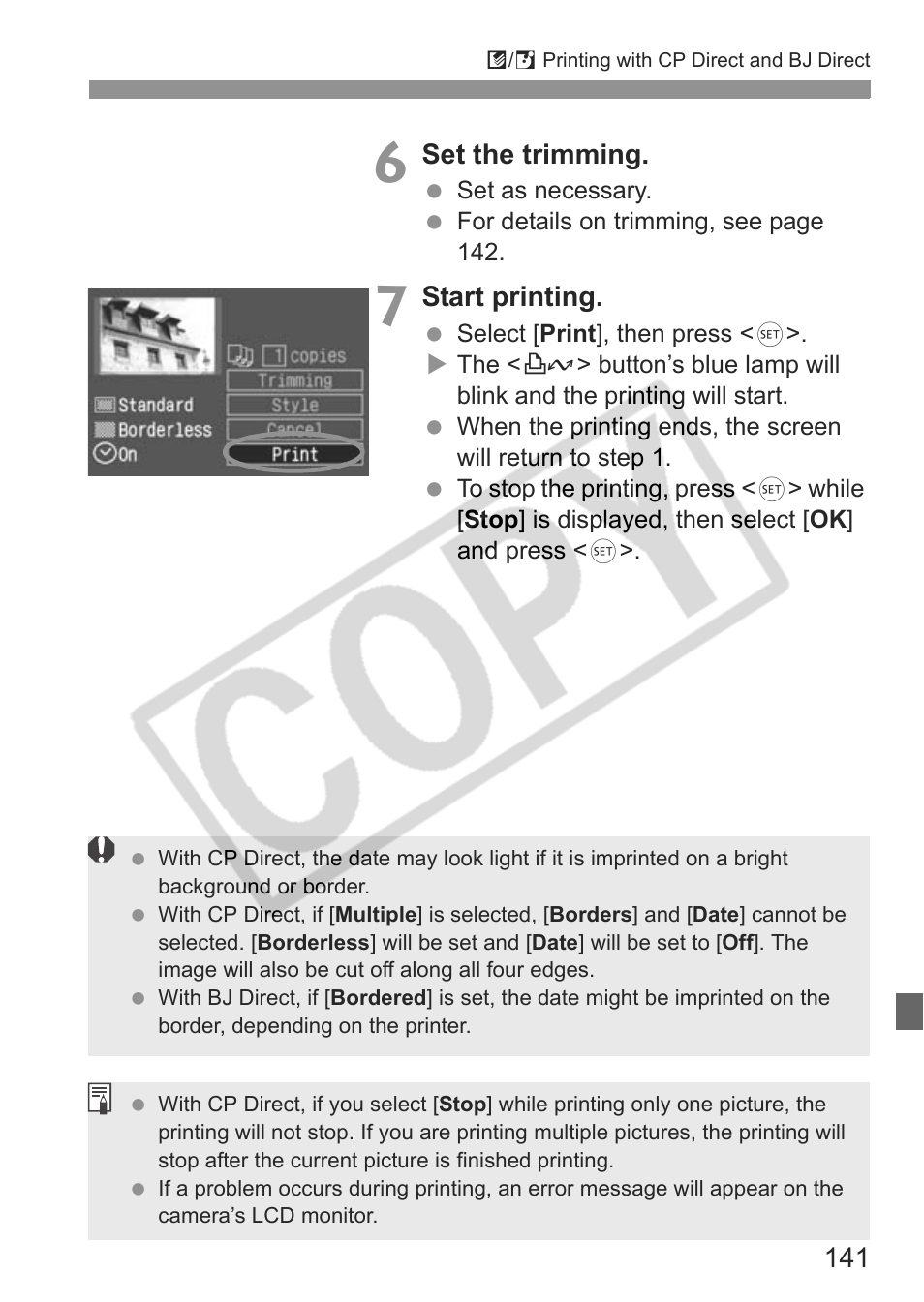 Canon EOS Rebel XTI User Manual | Page 141 / 180