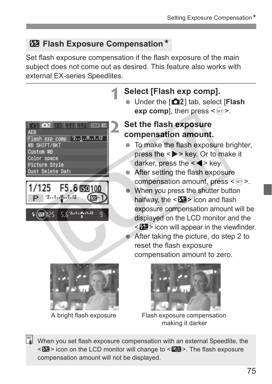 Canon EOS Rebel XTI User Manual | Page 75 / 180