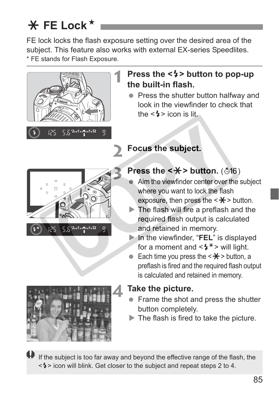 Afe lock n | Canon EOS Rebel XTI User Manual | Page 85 / 180