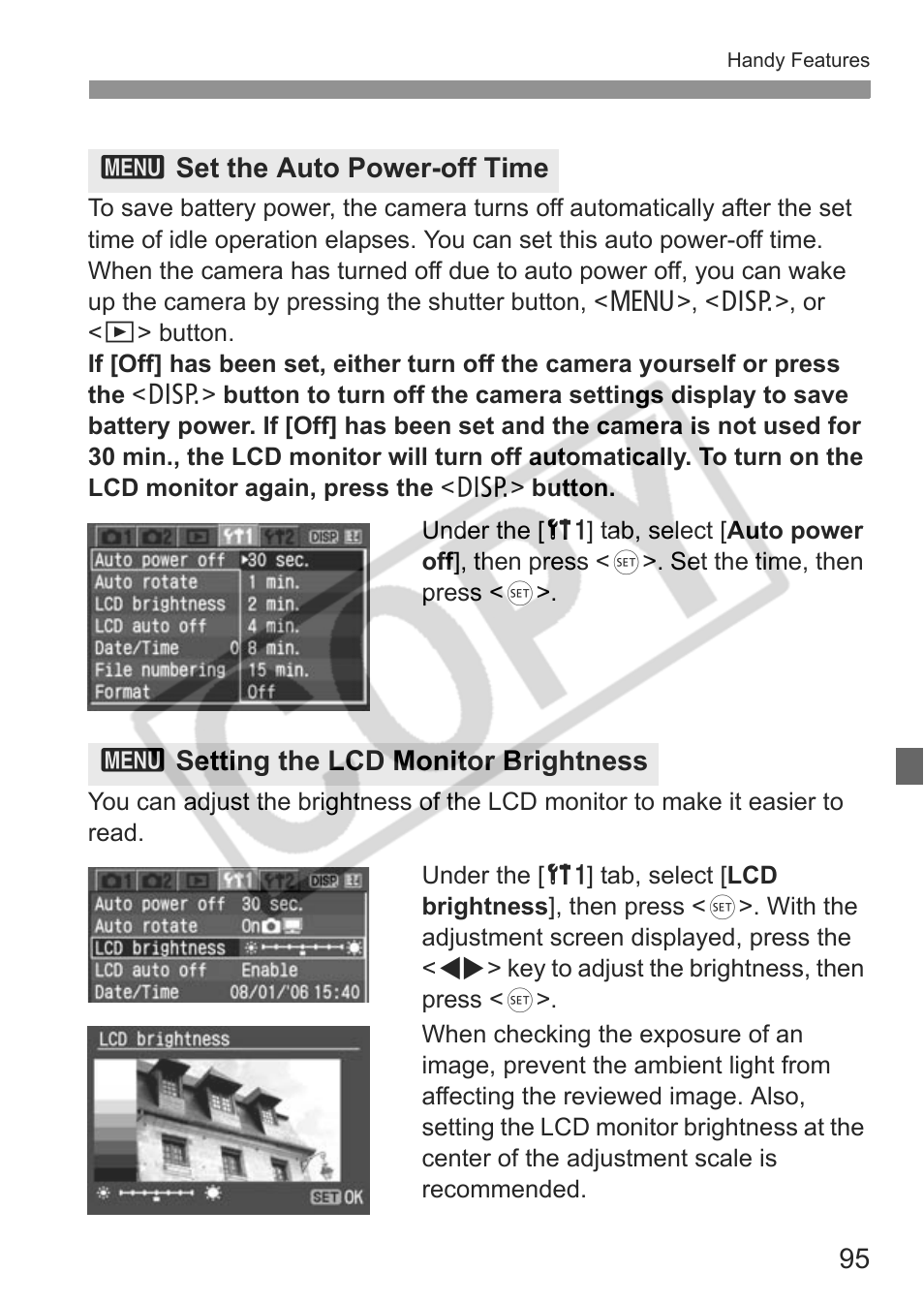Canon EOS Rebel XTI User Manual | Page 95 / 180