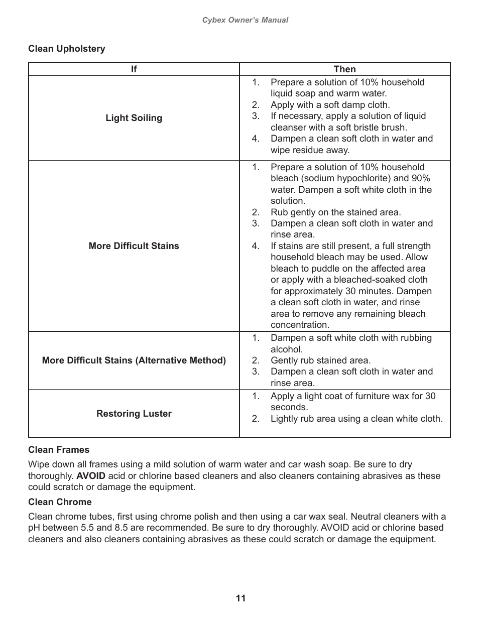 Cybex 16140 Free Weight Weight Tree User Manual | Page 11 / 16