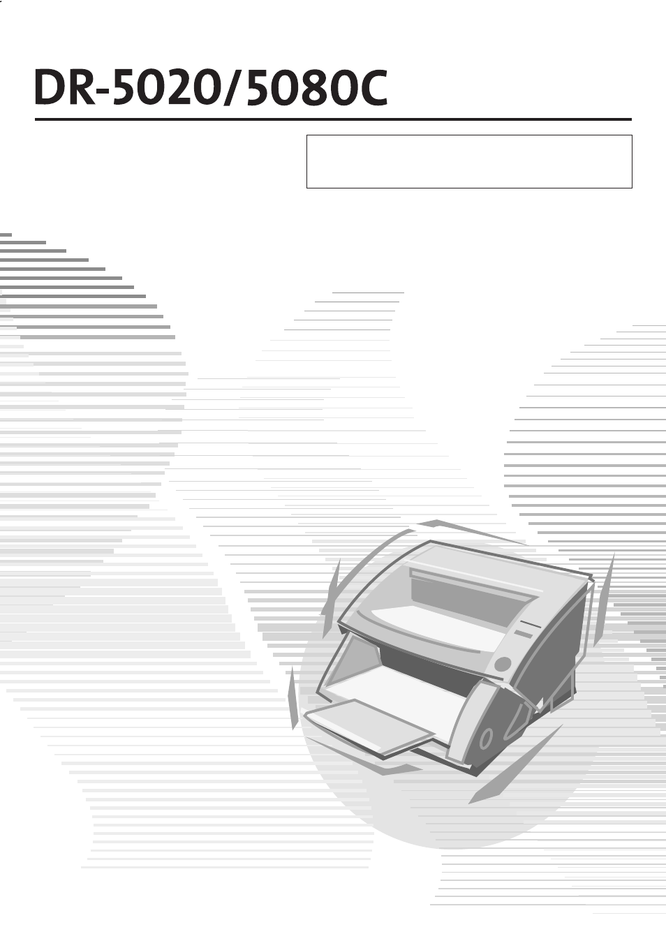 Dr-5020/5080c instrucciones, Instrucciones, Instructions | Canon DR-5080C User Manual | Page 290 / 482