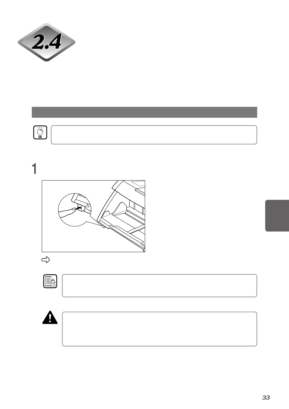 4 conexión/desconexión de la alimentación, Conexión/desconexión de la alimentación, Conexión de la alimentación | Canon DR-5080C User Manual | Page 324 / 482