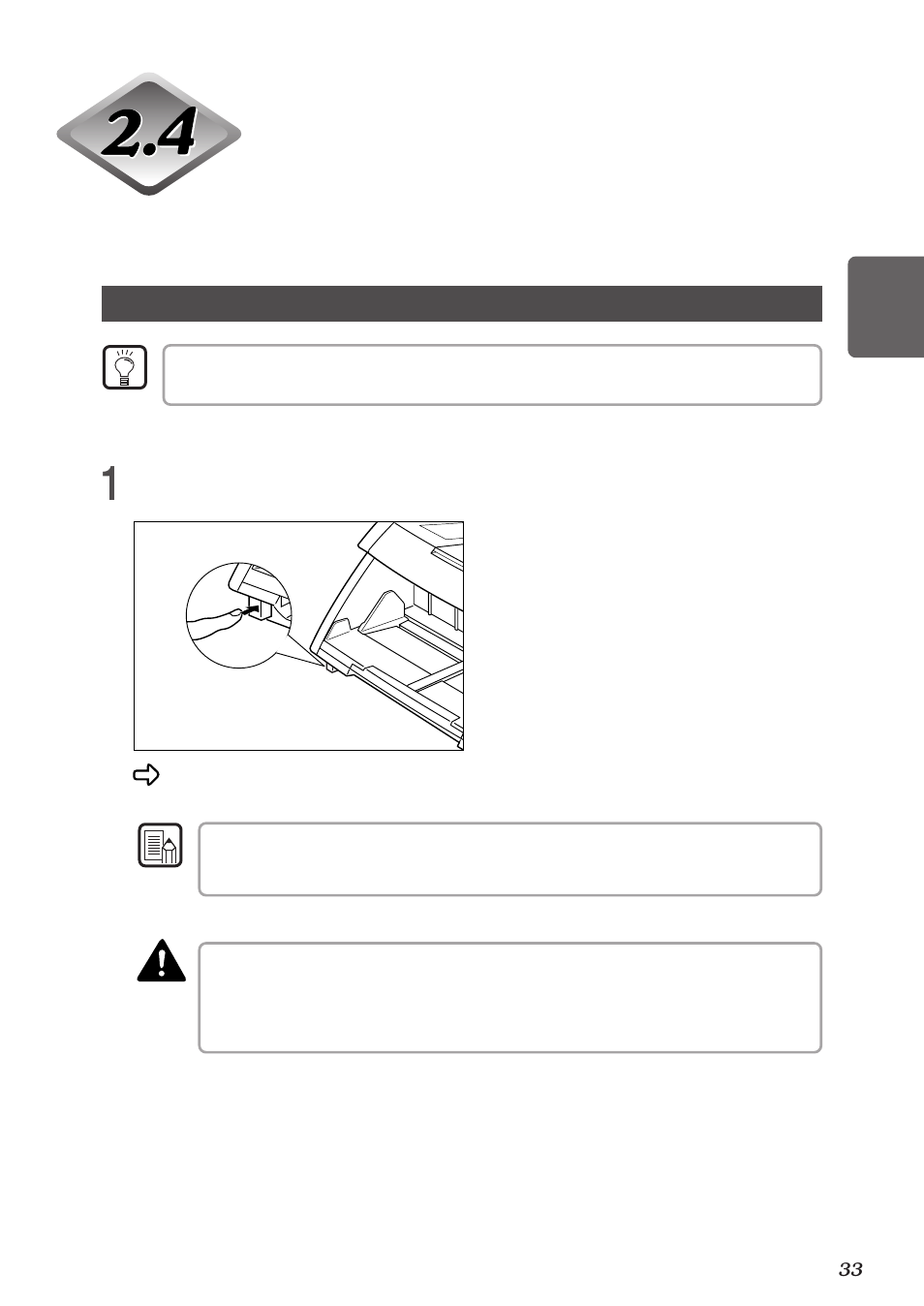 4turning the power on/off, Turning the power on/off, Turning the power on turning the power off | Turning the power on | Canon DR-5080C User Manual | Page 36 / 482