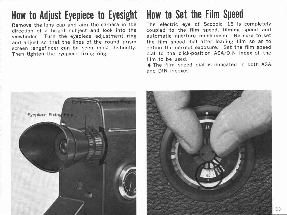 Canon SCOOPIC 16 User Manual | Page 14 / 67