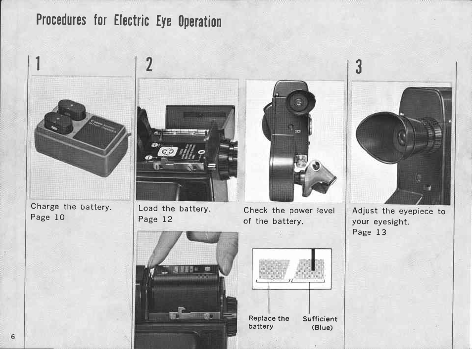 Running lock | Canon SCOOPIC 16 User Manual | Page 7 / 67