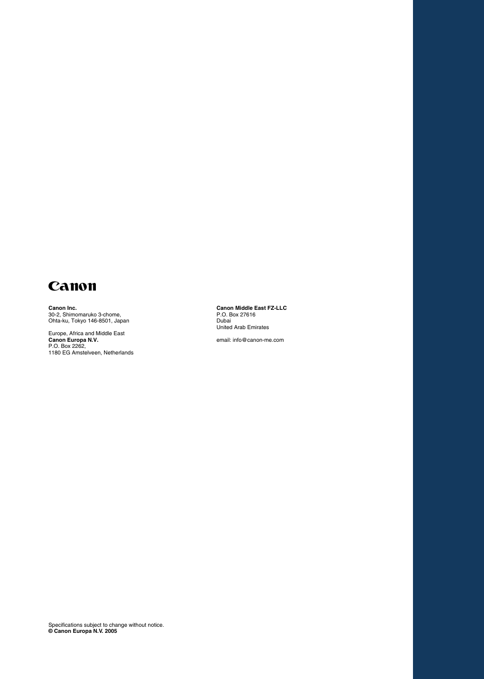 Canon | Canon IR2020 User Manual | Page 30 / 30