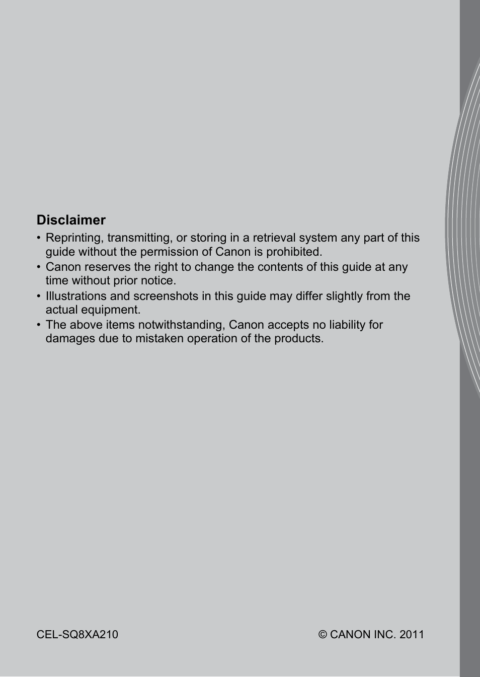 Canon A2200 User Manual | Page 201 / 201