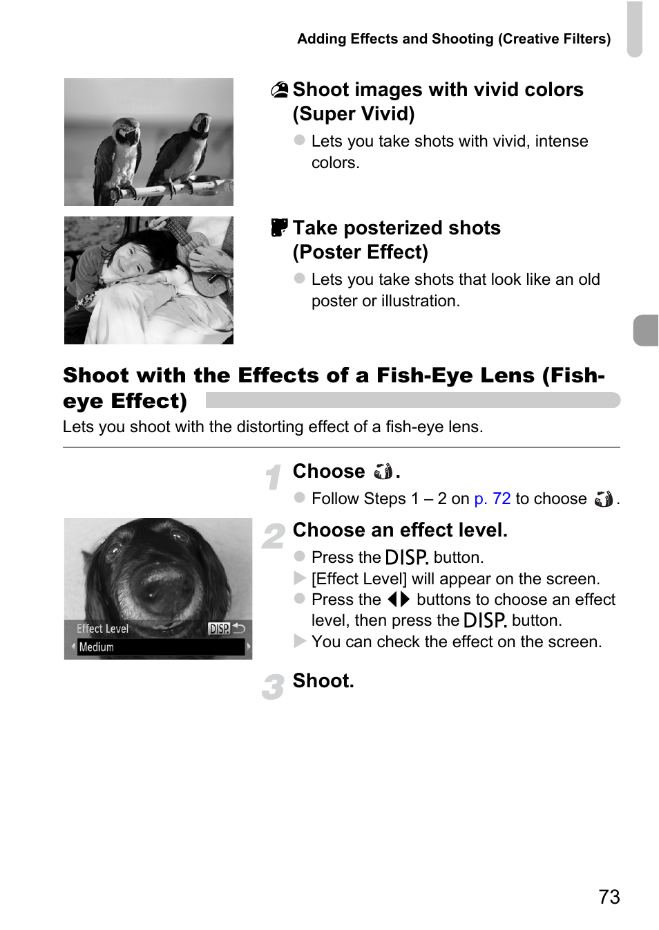 P. 73) | Canon A2200 User Manual | Page 73 / 201