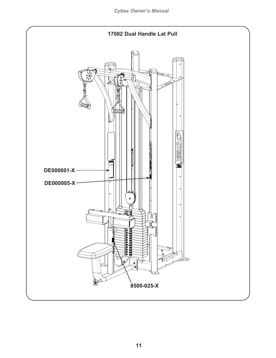 Cybex 17001 Jungle Gym User Manual | Page 11 / 70