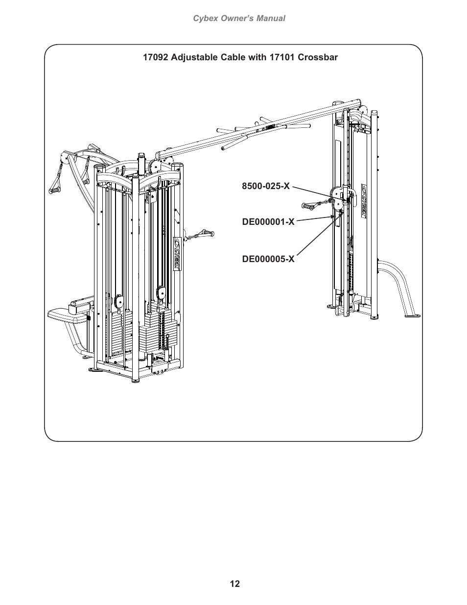 Cybex 17001 Jungle Gym User Manual | Page 12 / 70