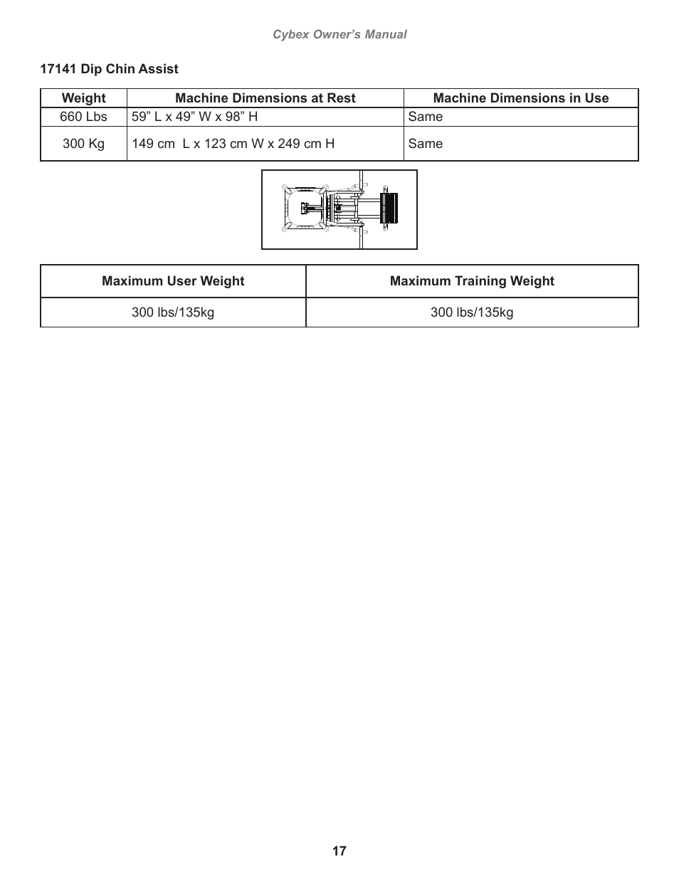 Cybex 17001 Jungle Gym User Manual | Page 17 / 70