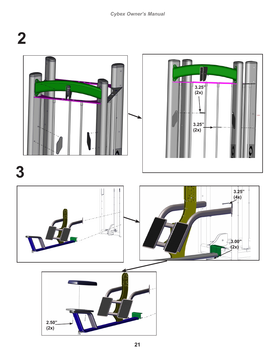 Cybex 17001 Jungle Gym User Manual | Page 21 / 70