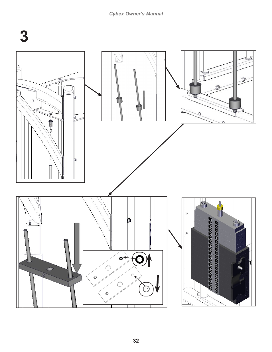 Cybex 17001 Jungle Gym User Manual | Page 32 / 70